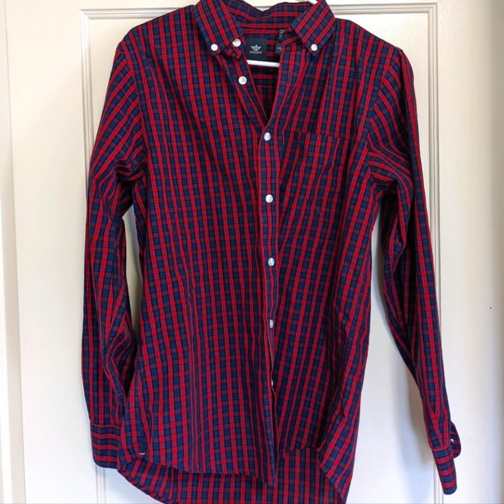 Dockers Plaid Button Shirt